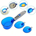 Báscula de cocina digital con 3 cucharas medidoras para pesar ingredientes líquidos y secos, té , harina, especias, medicamentos, etc.